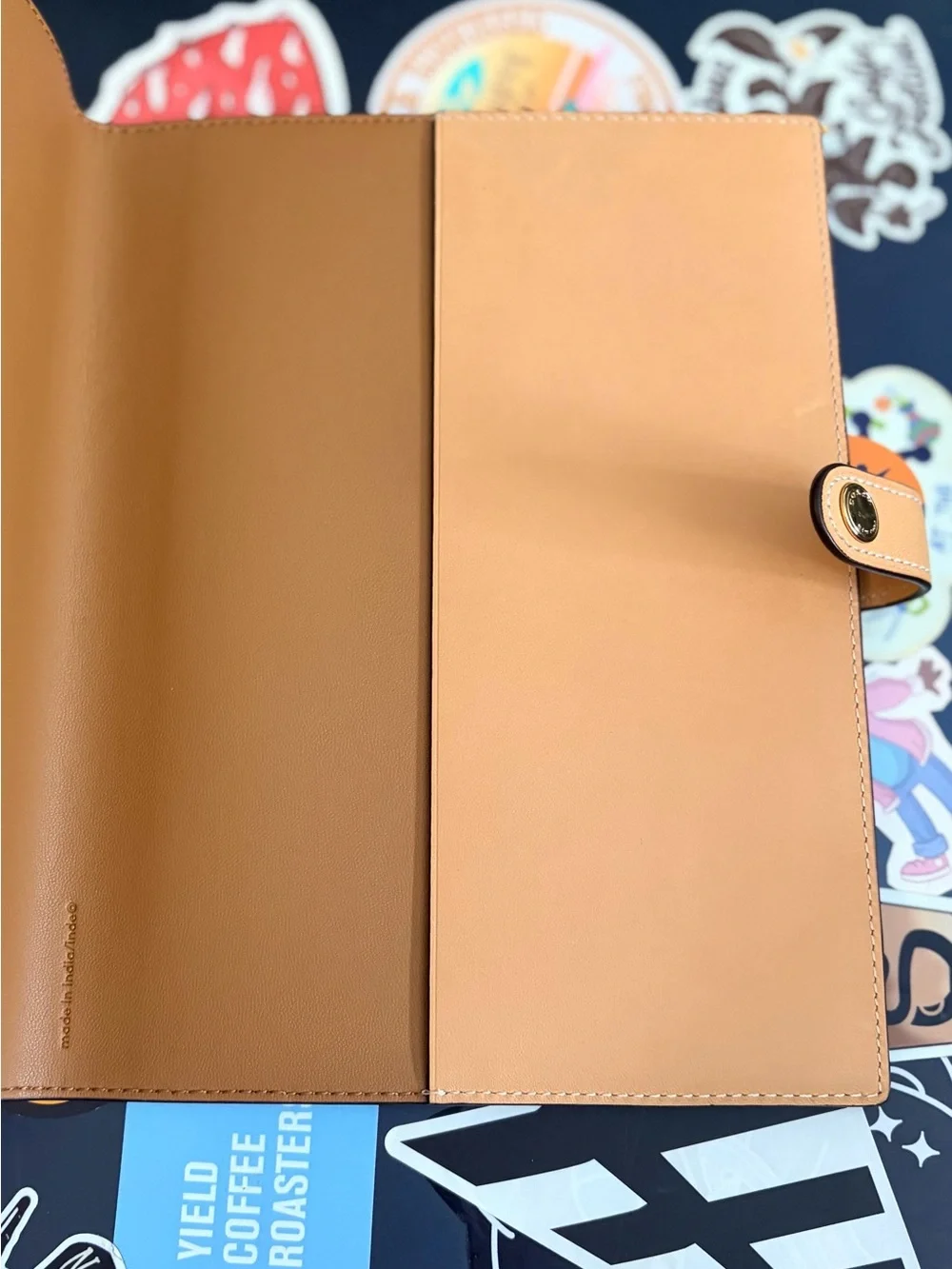 *pre-loved* COACH pink floral notebook cover